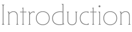 Introduction